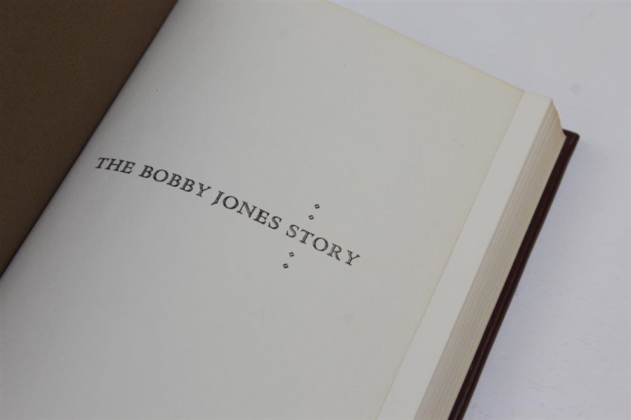 1980 The Bobby Jones Story Ltd Ed 'Golden Anniversary Grand Slam 1930-1980' Book #1/300