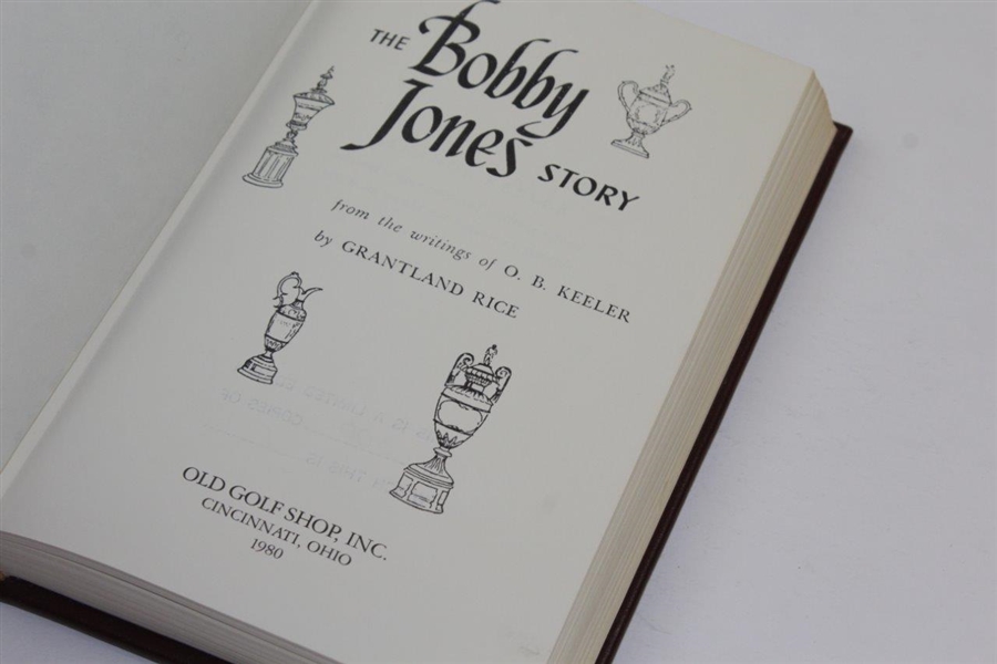 1980 The Bobby Jones Story Ltd Ed 'Golden Anniversary Grand Slam 1930-1980' Book #1/300