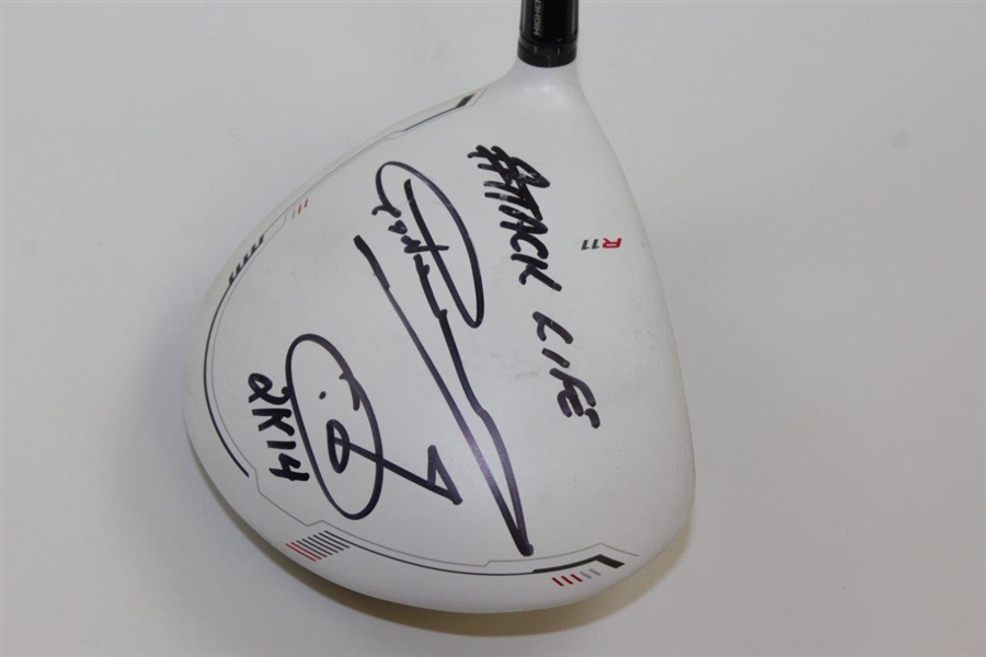 Greg Norman's Signed Personal Used TaylorMade R11s Burner Driver