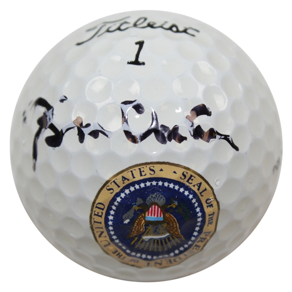 President Bill Clinton Signed Seal of the United States Logo Golf Ball PSA/DNA #V09730