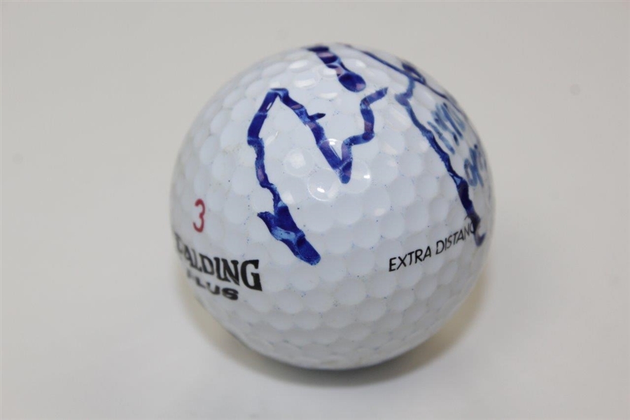 Nick Faldo Signed Spalding Golf Ball with '1990 British Open Champ' Notation JSA #E91693