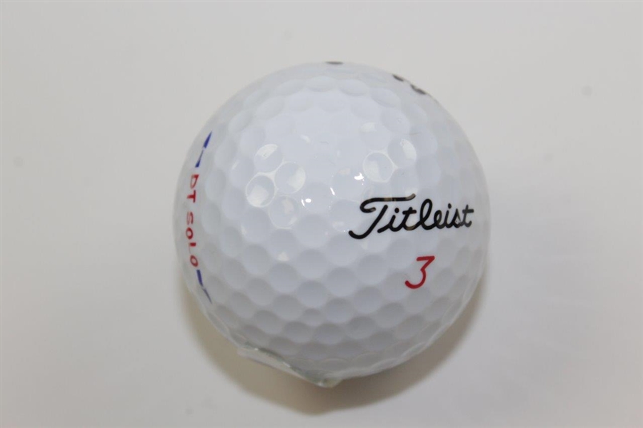 Bubba Watson Signed titleist 3 Logo Golf Ball PSA/DNA #T58906