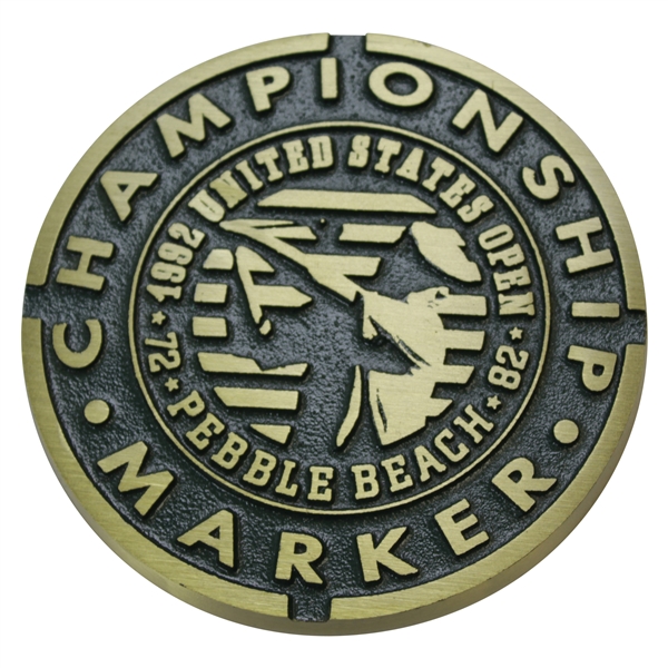 1992 US Open Pebble Beach Tee Marker - Tom Kite