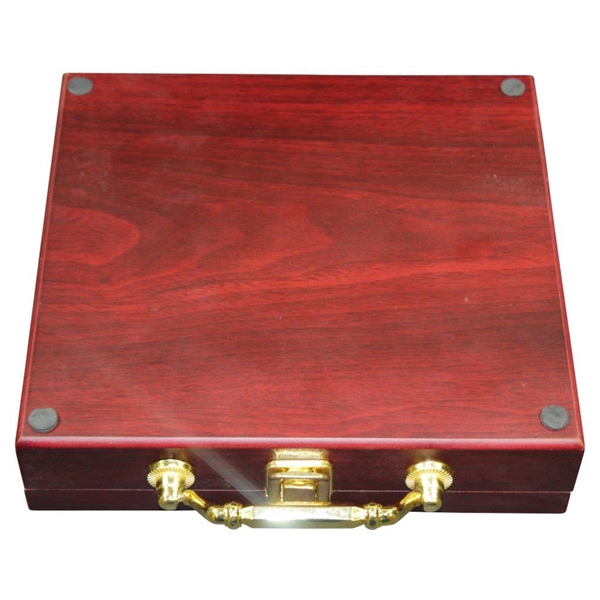 2010 AAC Fall Classic Club Special Playing Cards with Poker Chips & Dice in Original Cherry Wood Box