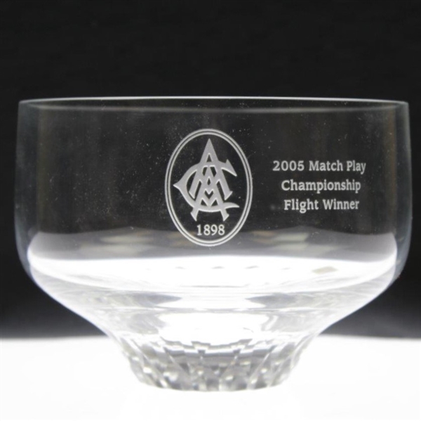 2005 Atlanta Athletic Club Match Play Championship Flight Winner Sterling Glass Bowl