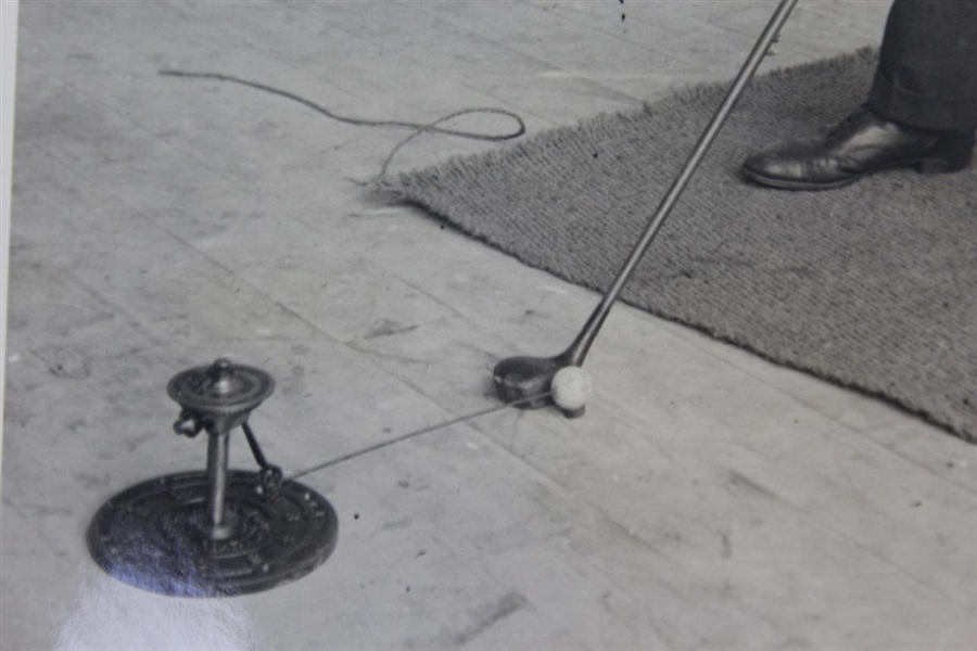 The Catch-On-Golfer Colin McCay Invention - Recording Distance on Dial Original Photo - Victor Forbin Collection