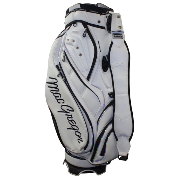 Greg Norman's Personal MacGregor Black & White Full Size Golf Bag