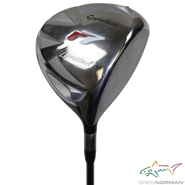 Greg Norman's Personal Used TaylorMade R7 Limited 8.5 Degree Driver