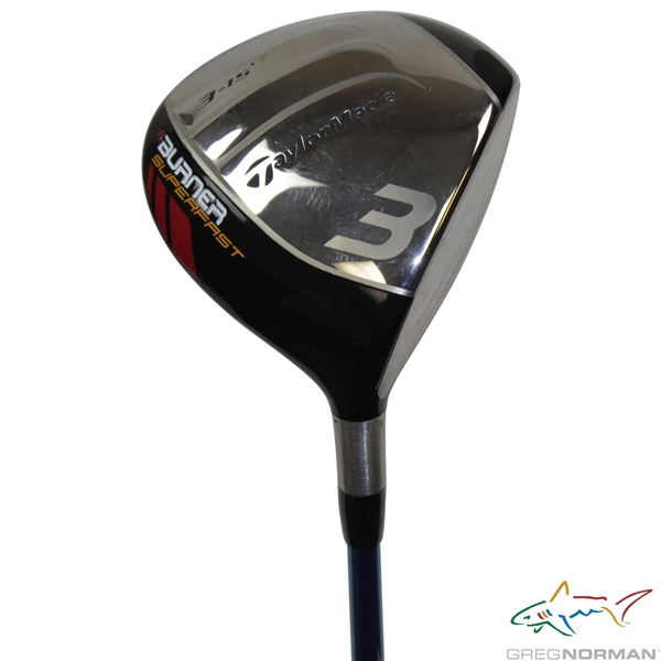 Greg Norman's Personal Used TaylorMade Superfast Burner 15 Degree 3-Wood