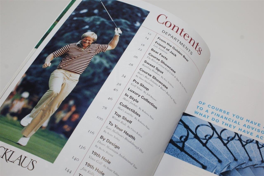 NICKLAUS - Enjoy The Game of Life' Magazine Premier Issue