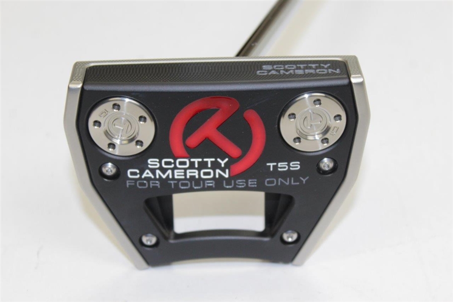 Barry Jaeckel's Scotty Cameron Studio T5S For Tour Use Only Putter with Headcover