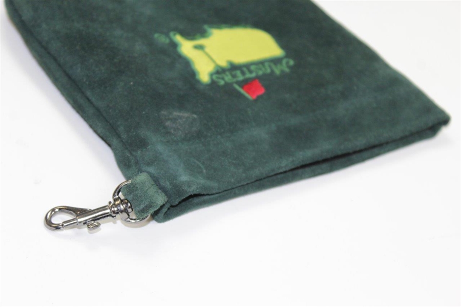 Masters Tournament Logo Green Embroidered Pouch - Felt & Cloth