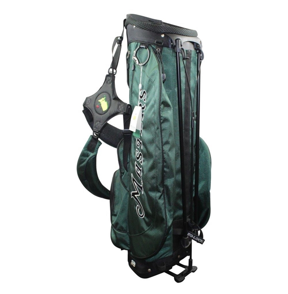 Masters Tournament Undated Green & Black Full Size Stand Golf Bag w/Tags