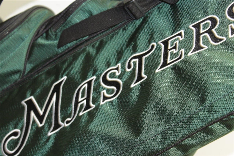 Masters Tournament Undated Green & Black Full Size Stand Golf Bag w/Tags