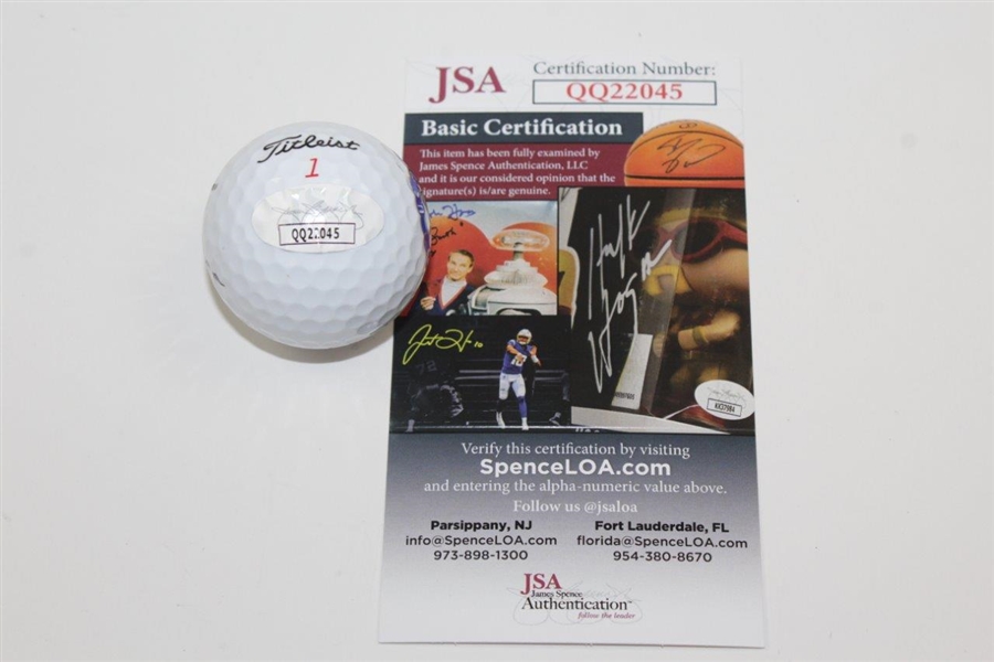 Martin Kaymer Signed 2014 US Open at Pinehurst No. 2 Logo Golf Ball JSA #QQ22045