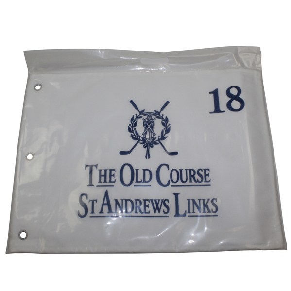 The Old Course St. Andrews Links Embroidered Golf Flag - New in Original Plastic