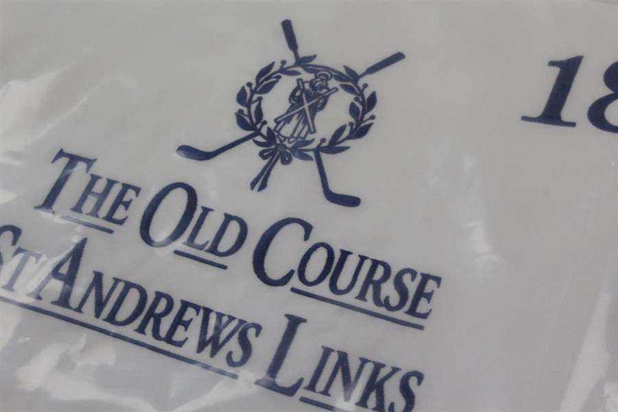 The Old Course St. Andrews Links Embroidered Golf Flag - New in Original Plastic
