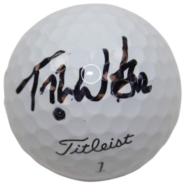 Tom Watson Signed Personal Tournament Used Titleist Golf Ball JSA ALOA