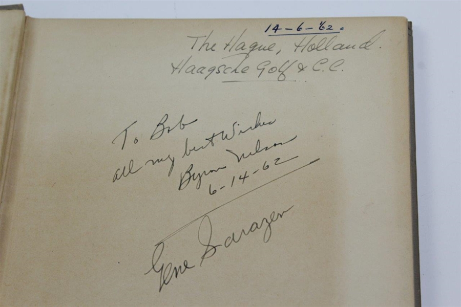 Byron Nelson & Gene Sarazen Signed 1946 'Winning Golf' Book JSA ALOA
