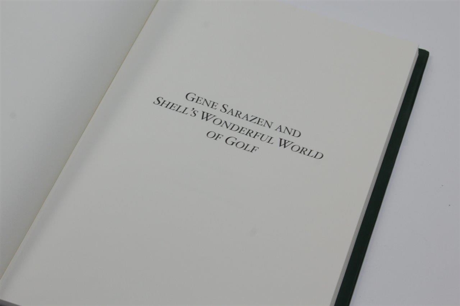 Nelson, Sarazen, & de Witt Signed Scorecards with 'Shell's Wonderful World of Golf' Book JSA AlOA