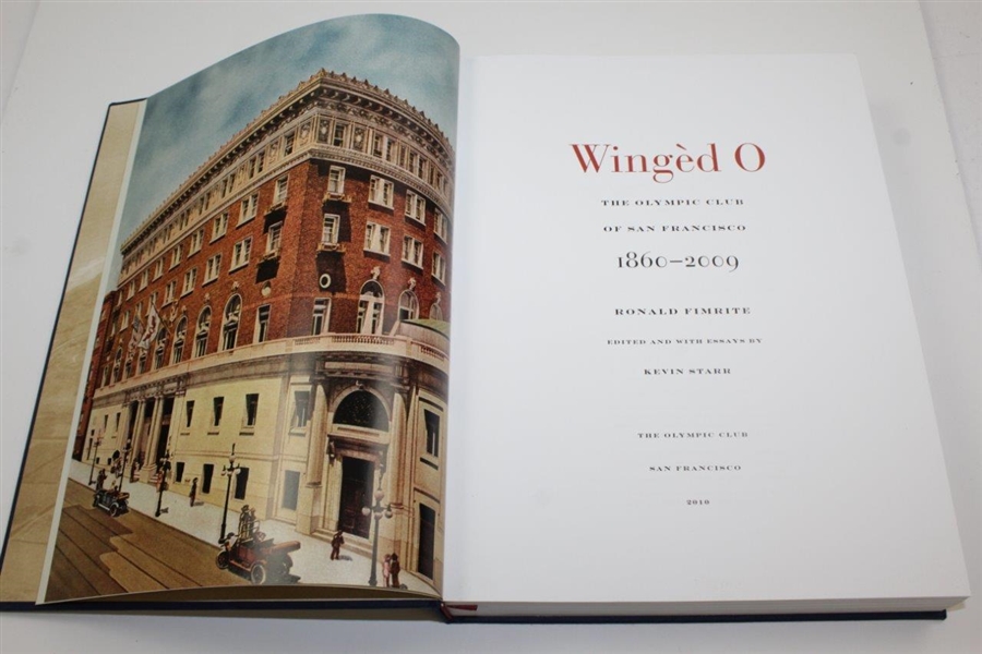 2010 'The Olympic Club - Winged O' Book byRonald Fimrite in Slipcase