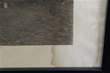 Vintage Betting Wagers Start 1st Tee Box Image - Framed