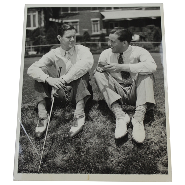 Byron Nelson & Sam Parks US Open at Baltusrol 1936 A.P. Wire Photo 6/2/1936