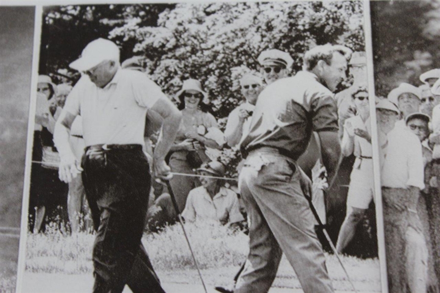 Ben Hogan (1950), Nicklaus (1960) & Arnold Palmer (1964) Three Panel Wire Photo - Memorable Past Merion Events