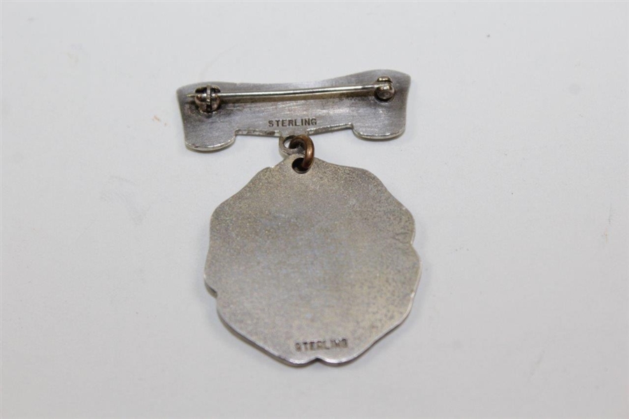 1948 SJVWGA Sterling Silver All Star Team Medal & Bar Pin - Unknown W G Association