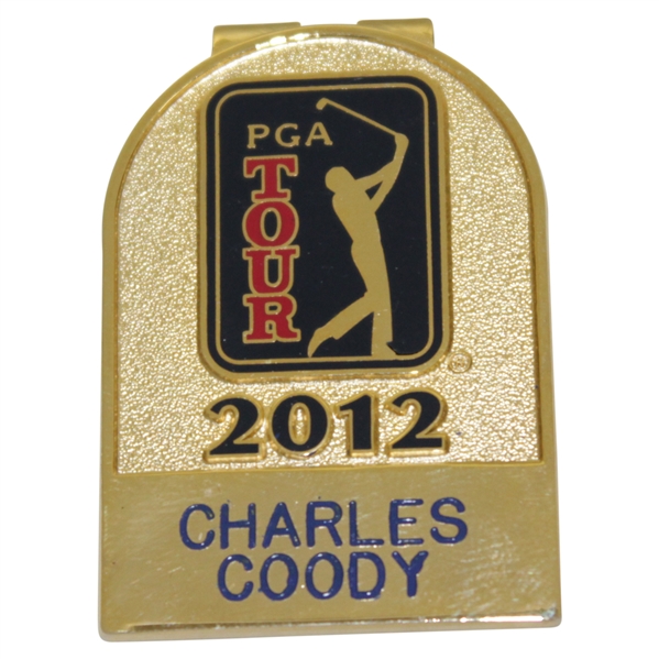 Charles Coody's Personal 2012 PGA Tour Money Clip/Badge
