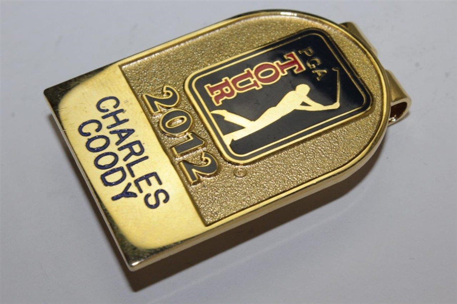 Charles Coody's Personal 2012 PGA Tour Money Clip/Badge