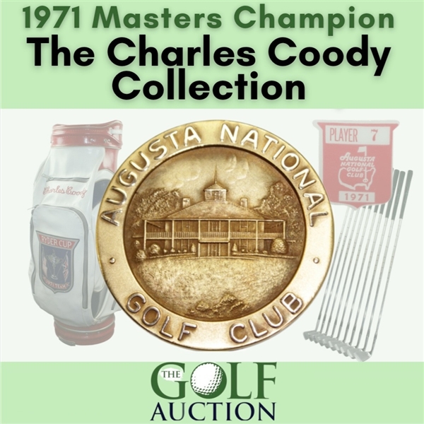 Charles Coody's 1960 Trans-Mississippi Golf Association Contestant Money Clip/Badge