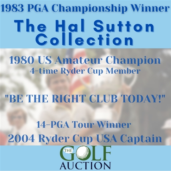 Champion Hal Sutton's 1983 Tournament Players Championship PGA Tour 10k Winner's Gold Medal