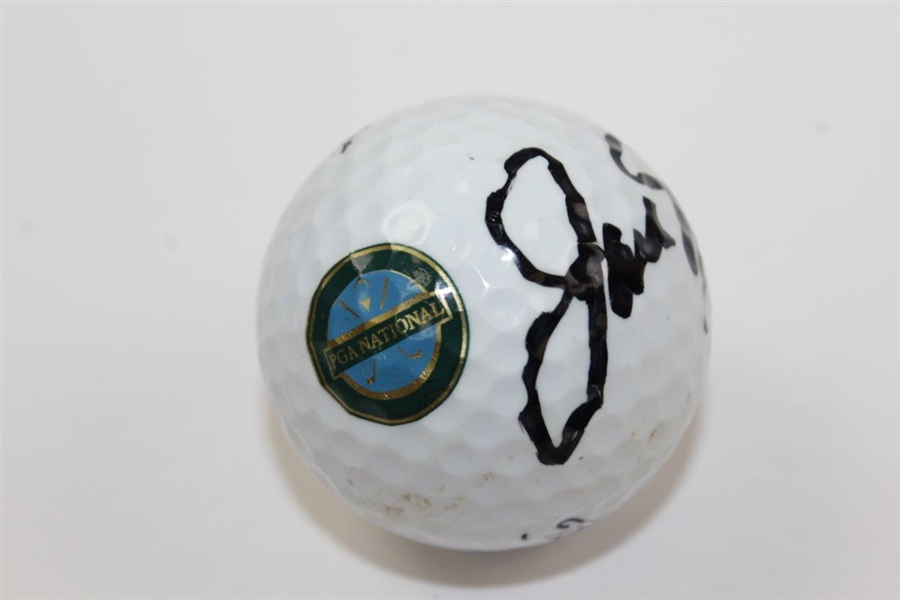 Jack Nicklaus Signed PGA National Logo Golf Ball JSA ALOA