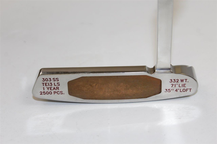 1998 Scotty Cameron Xperimental Prototype Exact Specs 303 SS TE13 1 Year 2500 PCS. Putter with Headcover