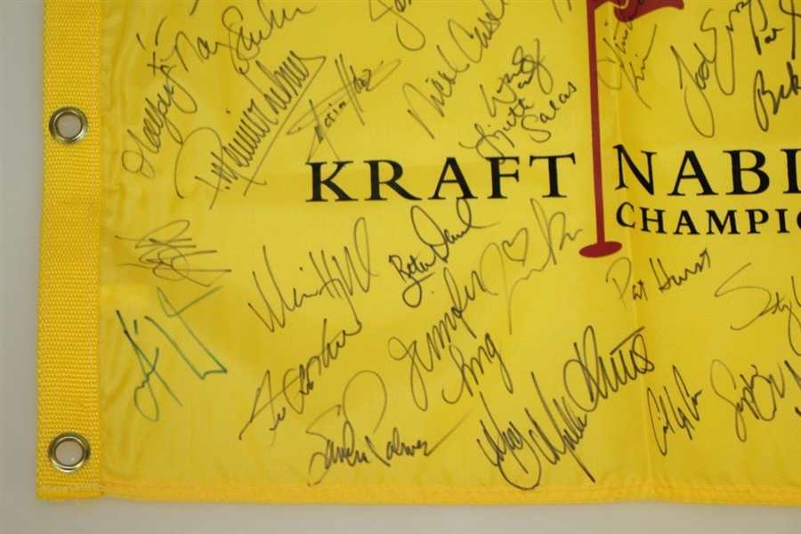 2012 Kraft Nabisco Championship Field Signed Flag - Thompson, Lopez, Lewis, Wie & Others JSA ALOA