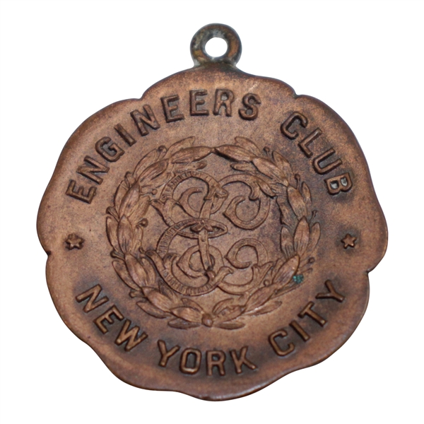 Vintage Undated New York City Engineers Club Medal
