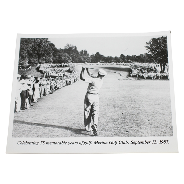 Merion Golf Club Celebrating 75 Years of Golf Ben Hogan Photo - September 12, 1987