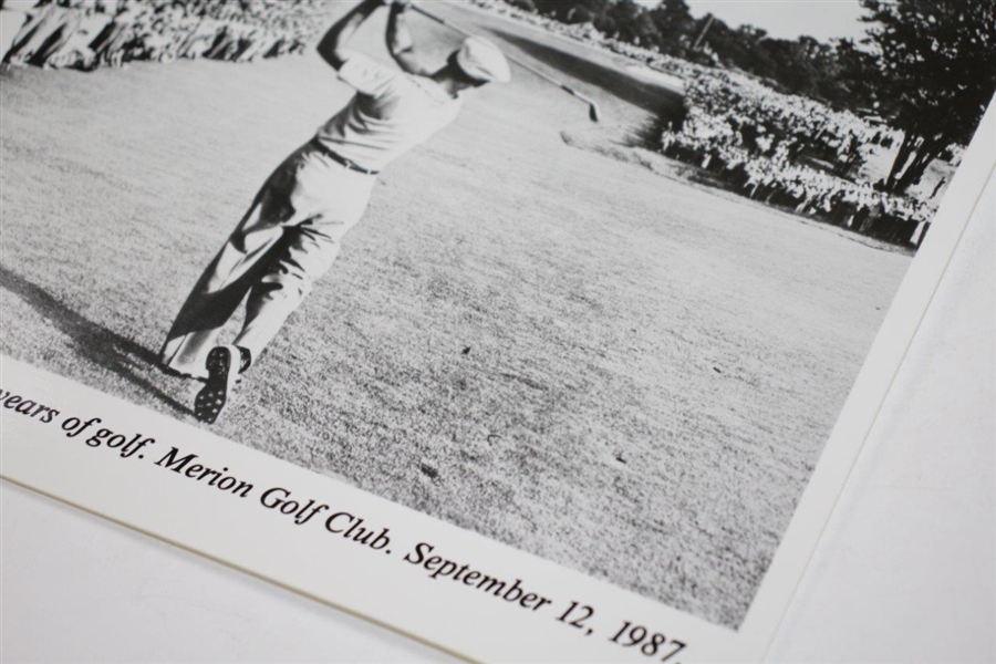 Merion Golf Club Celebrating 75 Years of Golf Ben Hogan Photo - September 12, 1987