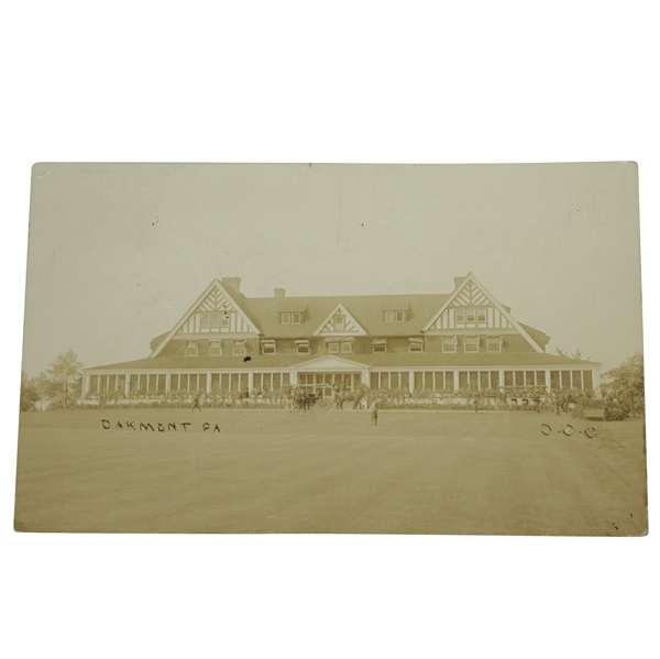 1914 Oakmont Country Club Postcard Featuring Clubhouse