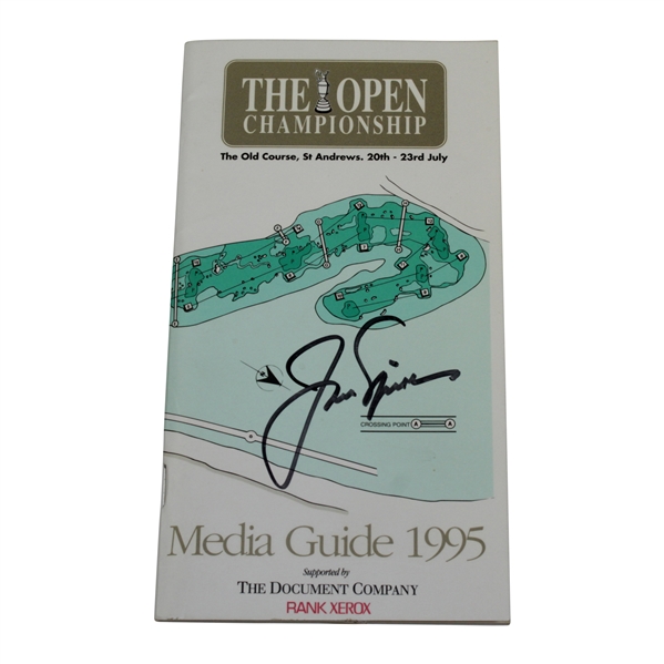 Jack Nicklaus Signed 1995 OPEN Championship at St. Andrews Media Guide JSA #AA10870