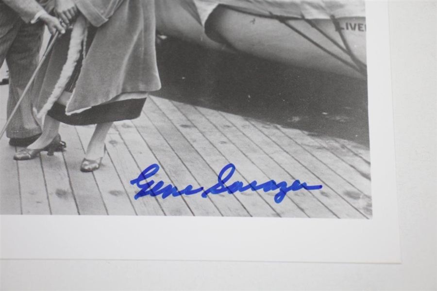 Gene Sarazen Signed 8x10 Black & White Photo JSA ALOA