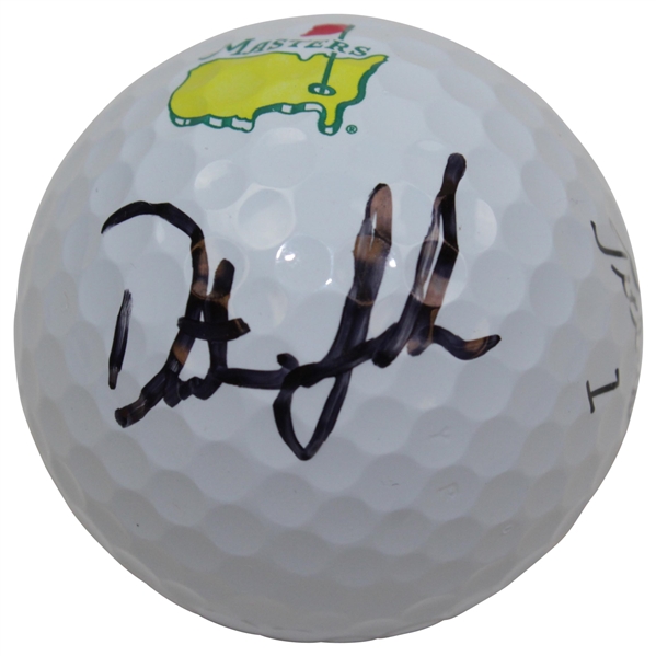 Dustin Johnson Signed Masters Logo Golf Ball JSA #NN41184
