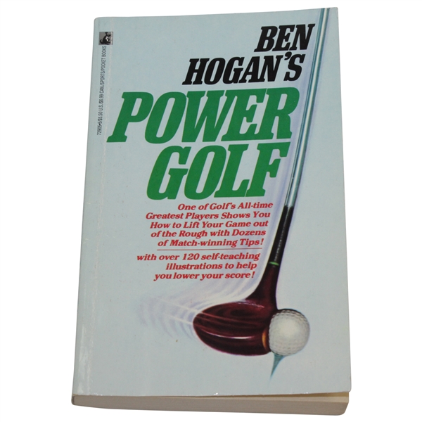 Ben Hogan Signed Late 1980's 'Power Golf' Pocket Book JSA ALOA