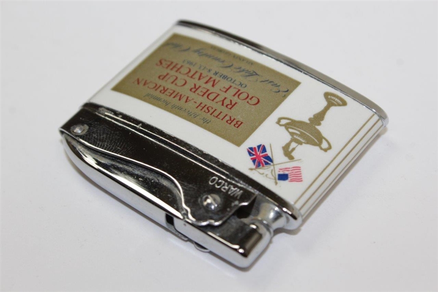 1963 Ryder Cup at East Lake CC Commemorative Warco Lighter - Excellent Condition