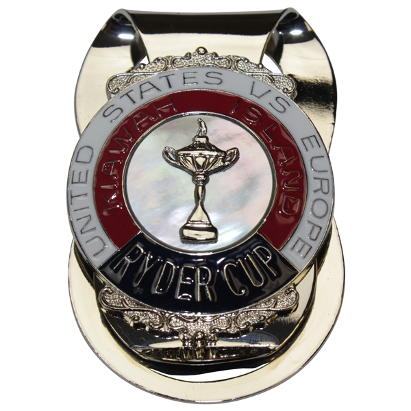 1991 Ryder Cup at Kiawah Island Commemorative Silver Money Clip