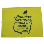 Jack Nicklaus Signed Augusta National GC Members Embroidered Flag JSA ALOA