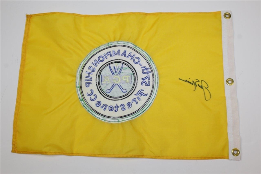 Jack Nicklaus Signed 1975 PGA Championship at Firestone Par-Aide Flag JSA ALOA