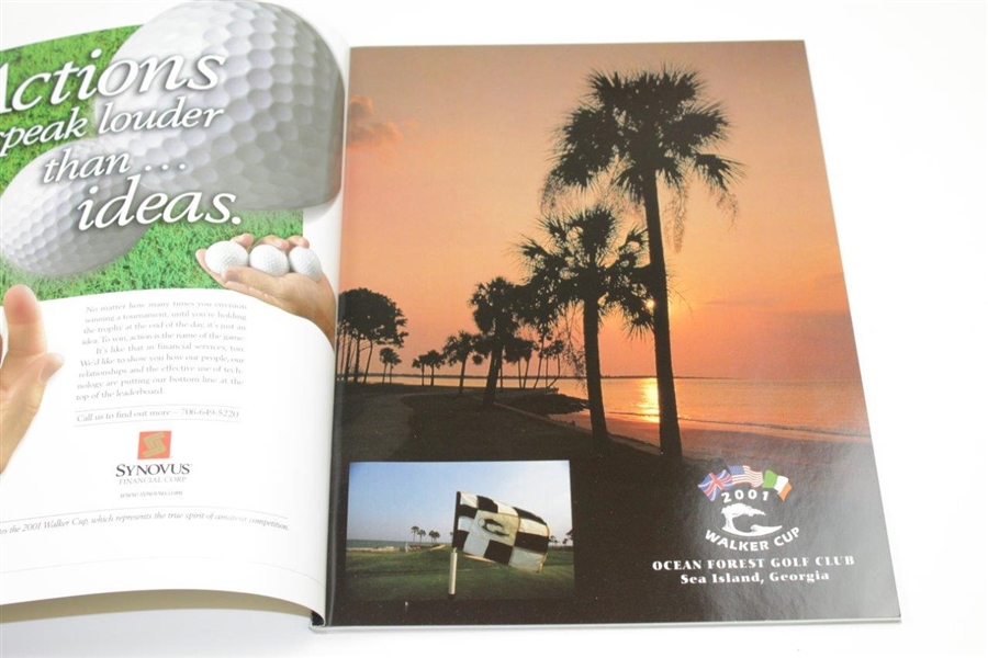 2001 The Walker Cup at Ocean Forest Golf Club Official Program
