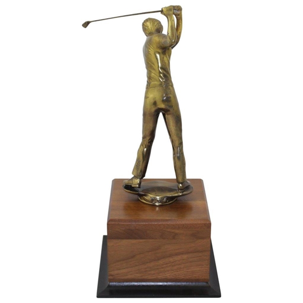 Champion Ray Floyd's 1965 St. Paul Open Trophy on Wood Plinth - 2nd Professional Win!